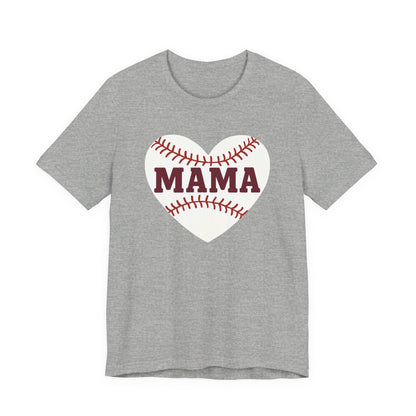 Baseball Mama Tee, Soft Unisex Tee for Baseball Moms, Sports Shirt, Gift for Mother’s Day, Casual Wear, Family Game Day