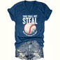 Thou Shall Not Steal Baseball Shirt for Women