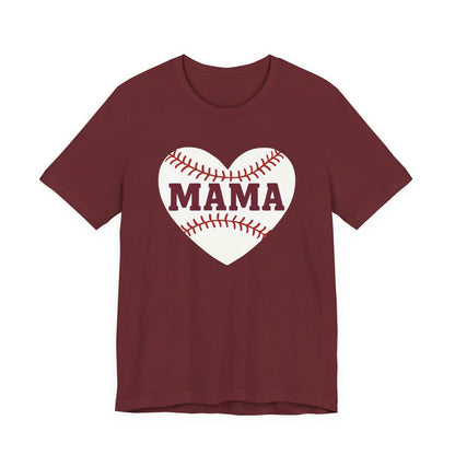 Baseball Mama Tee, Soft Unisex Tee for Baseball Moms, Sports Shirt, Gift for Mother’s Day, Casual Wear, Family Game Day