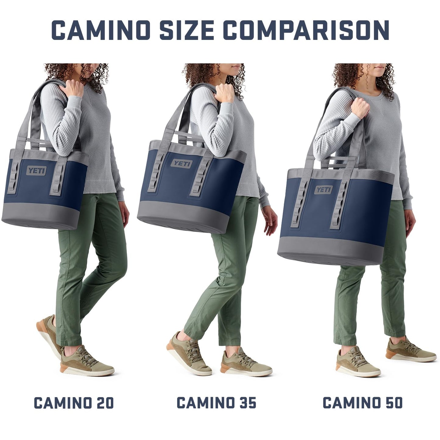 YETI Camino 20 Carryall with Internal Dividers, All-Purpose Utility Bag, Rescue Red