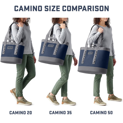 YETI Camino 20 Carryall with Internal Dividers, All-Purpose Utility Bag, Rescue Red