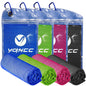 YQXCC Cooling Towels | 4 Pack 47"x12" | Ice Cool for Neck | Microfiber Soft Breathable Chilly | for Yoga, Sports, Golf, Gym, Camping, Running, Fitness, Workout & More Activities