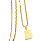 HSWYFCJY 18K Gold Number Necklace for MenStainless Steel Athletes Number Chain Charm Pendant Personalized Sports Jewelry for Men Basketball Baseball Football Ice Hockey (Number 15 Gold)