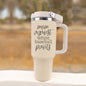 Mom Baseball Tumbler - Funny 'No White Baseball Pants' Insulated Sports Cup